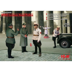WWII German Road Police (4 figures)  1/35