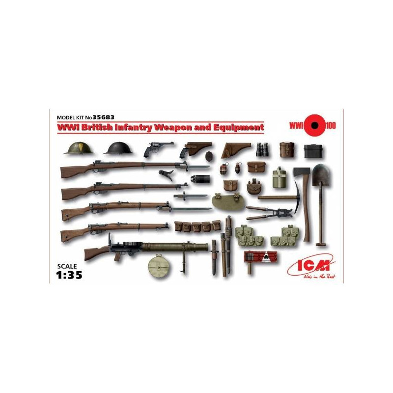 WWI British Infantry Weapons and Equipment   1/35