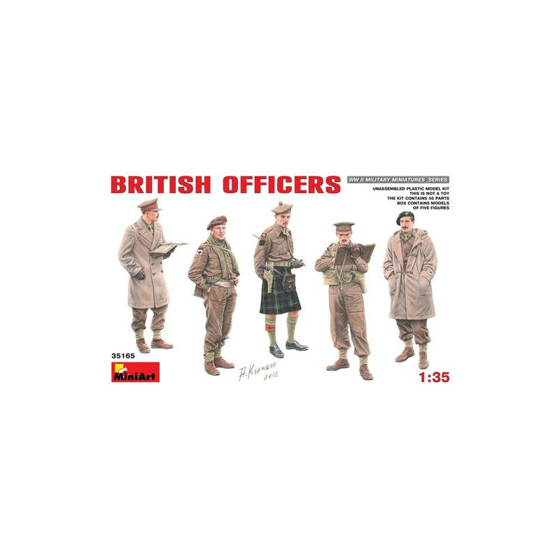 British Officers WII 1/35