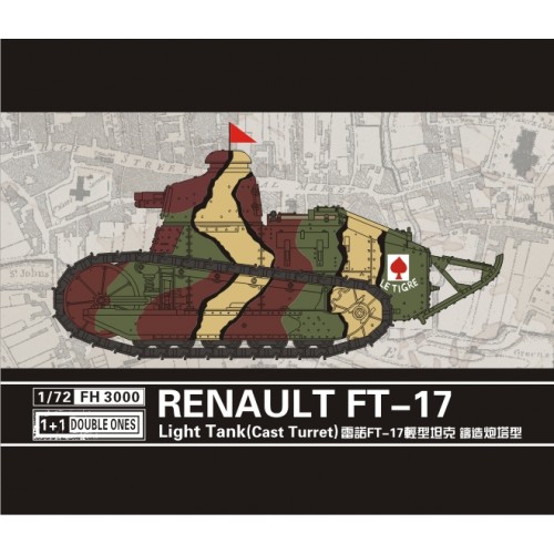 Renault FT-17 Light Tank (Cast turret) 1/72