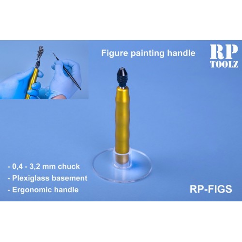 Figure paiting handle with acrylic basement 