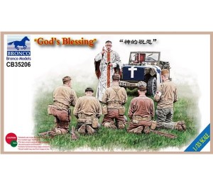God's Blessing (set 5 US WWII soldiers praying) 1/35