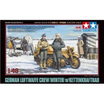 German Luftwaffe Crew (Winter) with Kettenkraftrad 