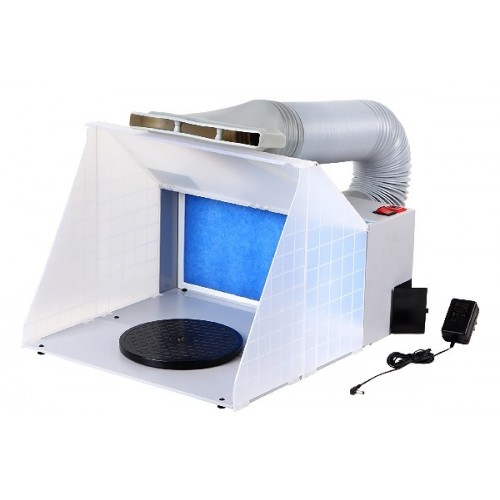 PORTABLE SPRAY BOOTH WITH LED-LIGHT