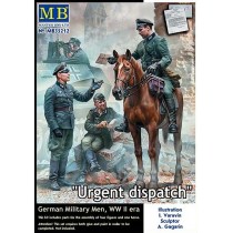 WWII Urgent Dispatch. German Military Men 