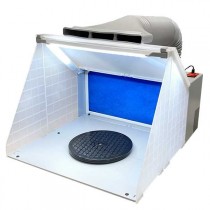 PORTABLE SPRAY BOOTH WITH LED-LIGHT