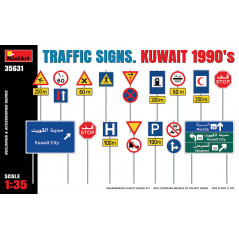 TRAFFIC SIGNS. KUWAIT 1990's