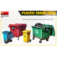 PLASTIC TRASH CANS