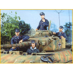 Equipage de tankiste allemand - Juin 1944 (4 fig)