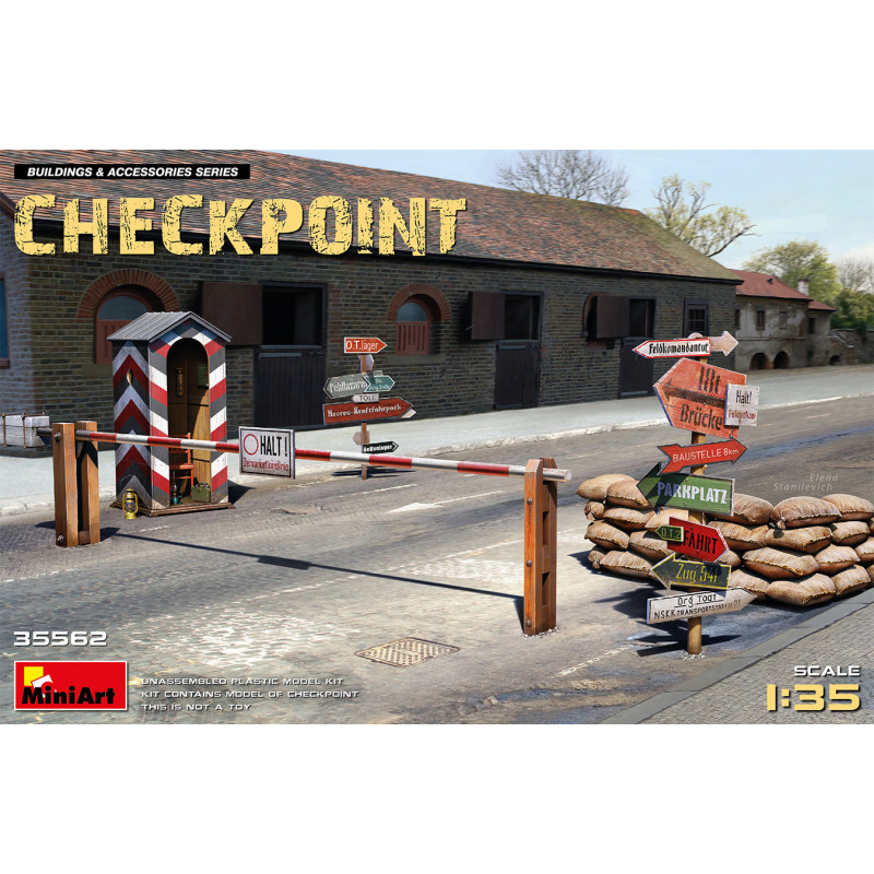 German WWII CHECKPOINT