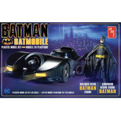 1989 Batmobile w/Resin Batman Figure model kit 1/25