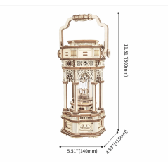 Victorian Lantern Mechanical Music Box AMK61
