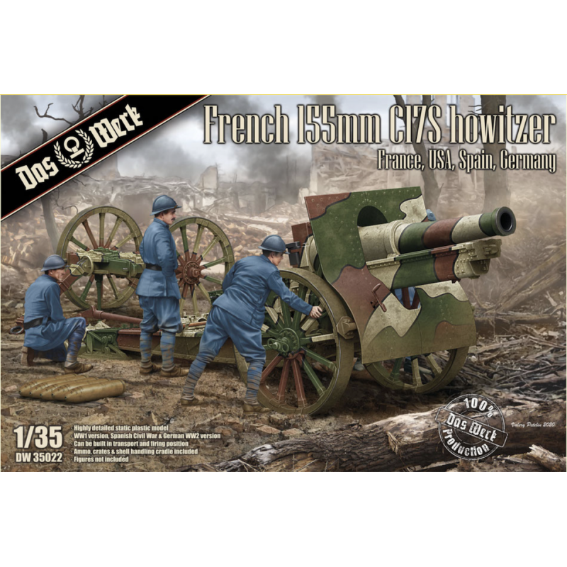 French 155 mm C17S Howitzer