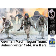 German Machine Gun Team, Winter 1944