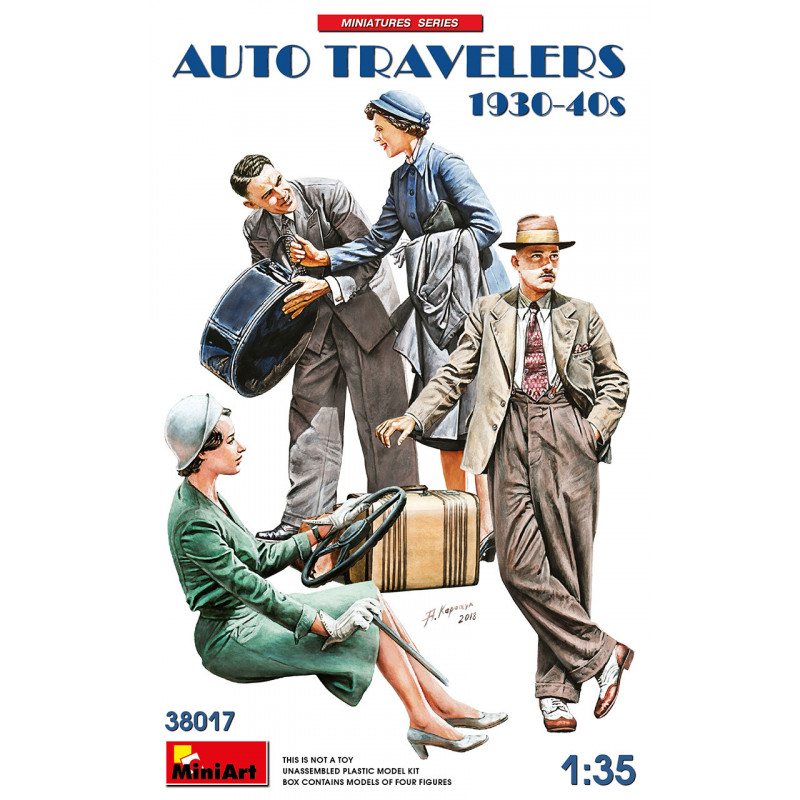 AUTO TRAVELERS 1930-40 1/35
