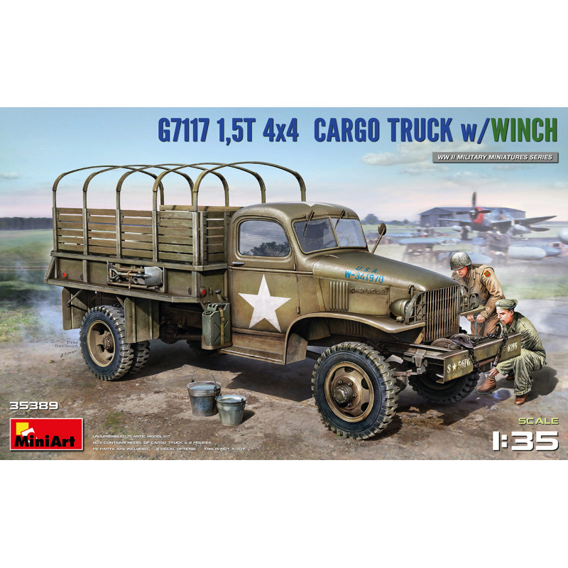 G7117 1,5T 4×4 CARGO TRUCK w/WINCH