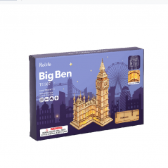 Rolife Big Ben With Lights TG507 Architecture 3D Wooden Puzzle