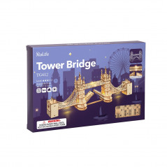 Rolife Tower Bridge With Lights TG412 Architecture 3D Wooden Puzzle