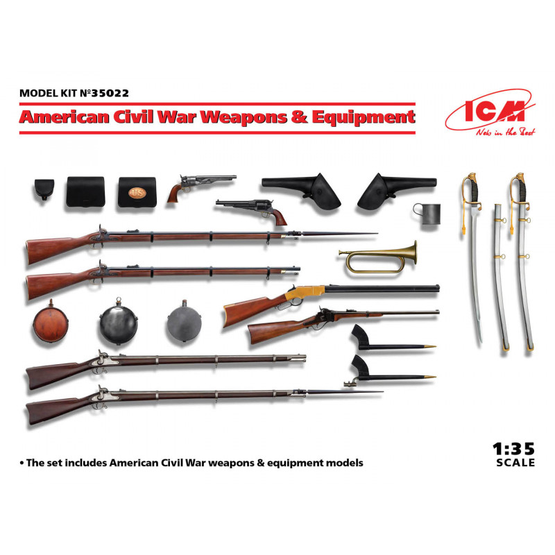 American Civil War Weapon & Equipment  1/35