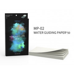 Water guiding paper , for moisturizing color pallete, 50 pzas.