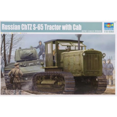 Russian ChTZ S-65 Tractor with Cab