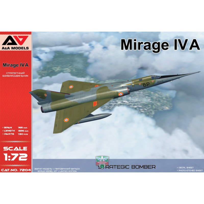 Mirage IVA Strategic bomber 1/72
