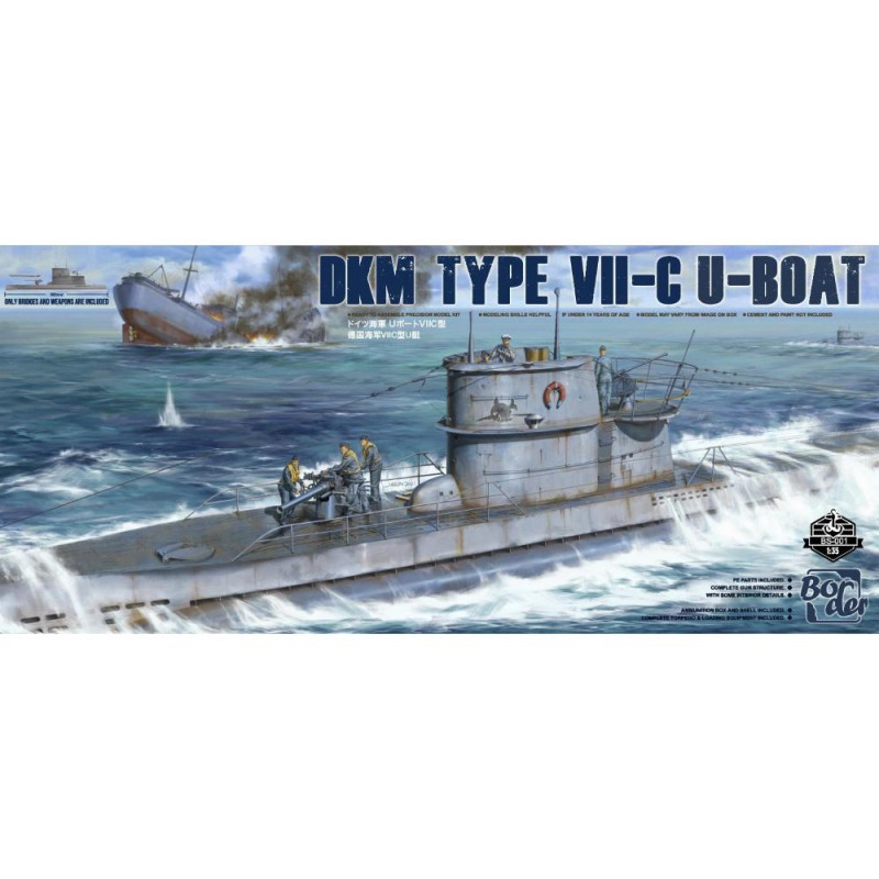 1/35 DKM Type VII-C U-Boat Upper Deck