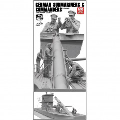 German Submariners & Commanders loading (SET 5 resin figures)