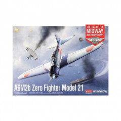 A6M2b Zero Fighter M. 21 B Midway 1/48