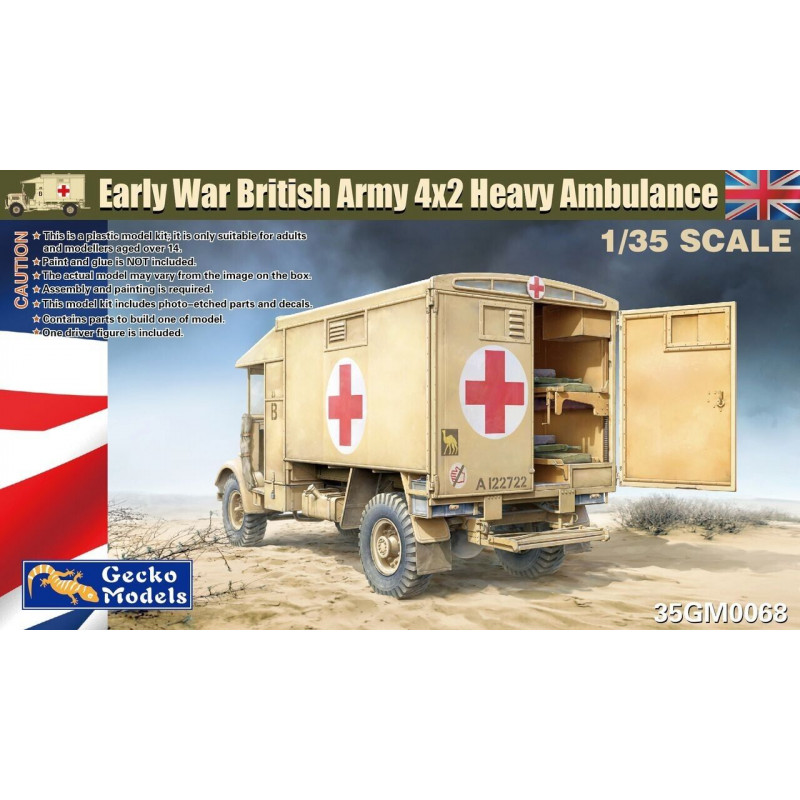EARLY WAR BRITISH ARMY 4X2 HEAVY AMBULANCE