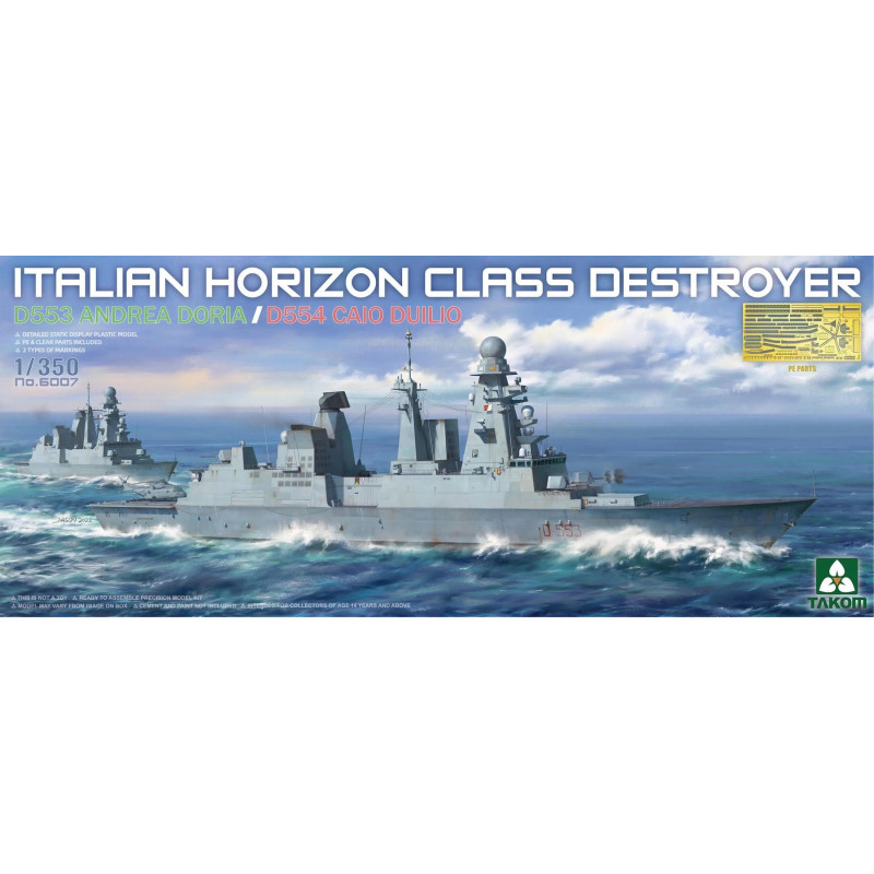 Italian Horizon Class Destroyer
D553 Andrea Doria / D554 Caio Duilio