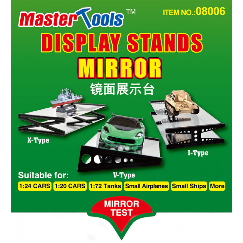 Display Stands Mirror (215x99mm)