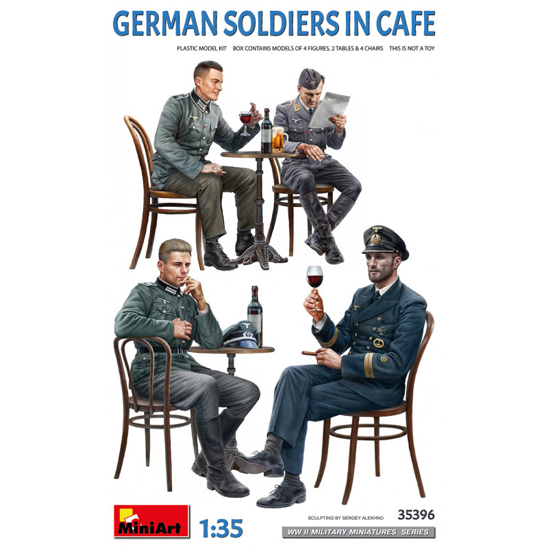 GERMAN SOLDIERS IN CAFE