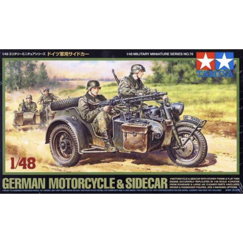 German Motorcycle & Sidecar
