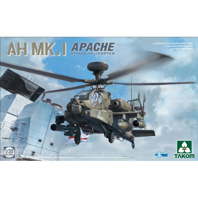 AH Mk.I Apache Attack Helicopter 1/35