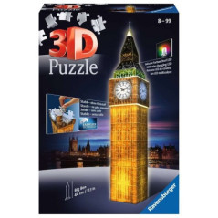 Puzzle 3D – Serie Especial: Big Ben Night Edition 