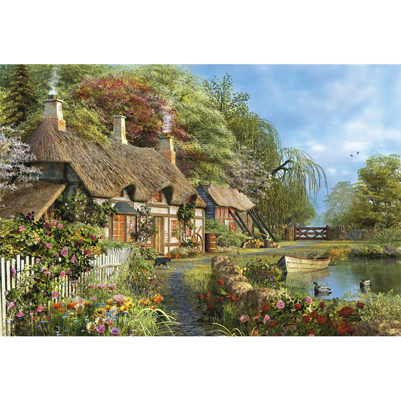 Riverside Home in Bloom, Puzzle 4000 piezas 