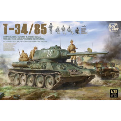 T-34/85 Composite Turret 112 Plant w/5 Resin Figures