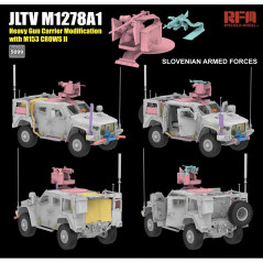 RYE FIELD MODEL: 1/35; JLTV M1278A1 Heavy Gun Carrier Modification (HGC) with M153 CROWS II