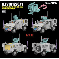 RYE FIELD MODEL: 1/35; JLTV M1278A1 Heavy Gun Carrier Modification (HGC) with M153 CROWS II