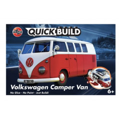 J6017 QUICKBUILD VW Camper Van red