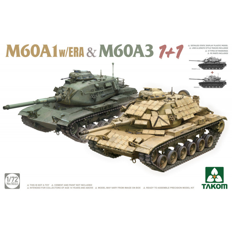 M60A1 w/ERA And M60A3 - 1 Plus 1