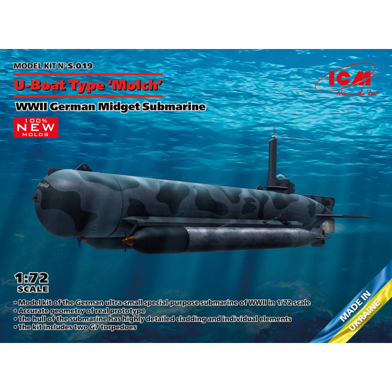 U-Boat Type 'Molch' - WWII German Midget Submarine