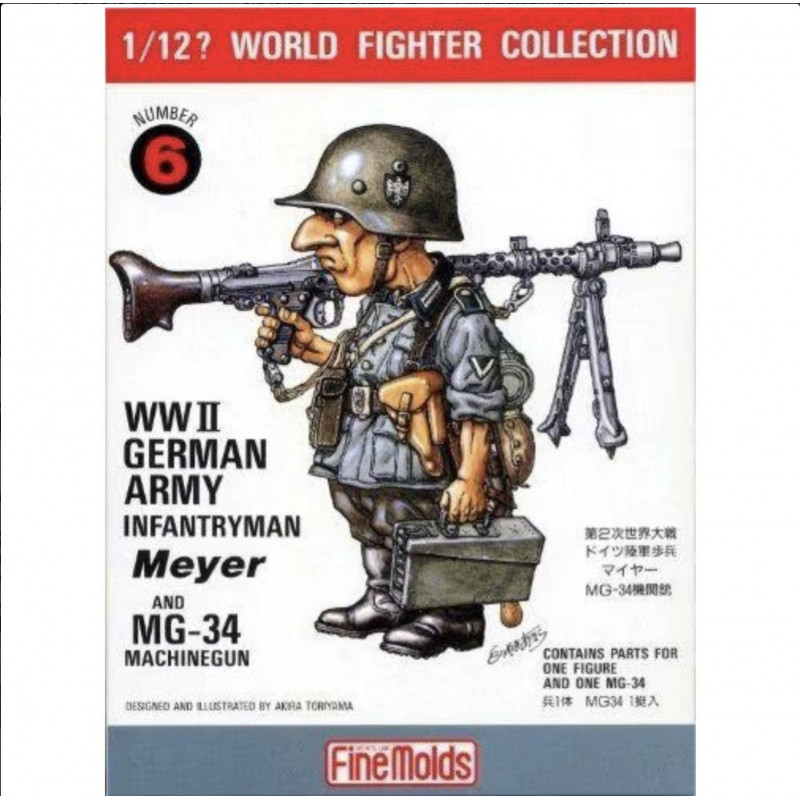 W.W.II German Infantry Man & MG34
