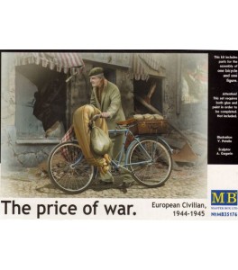 European Civilian on Bike, 1944-45, 'The Price of War' 1/35