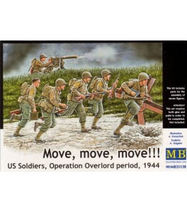 US Soldiers, Operation Overlord 'Move, Move, Move!' 1/35